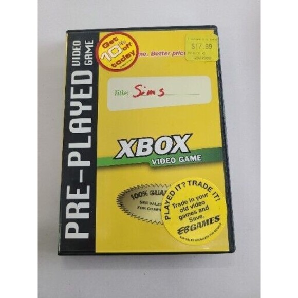 XBOX The Sims Microsoft Original Game Disc Only Tested Works - Picture 3 of 4